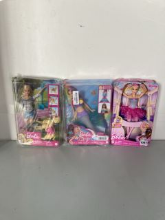 3 X BARBIE ITEMS INC TWINKLE LIGHTS BALLERINA