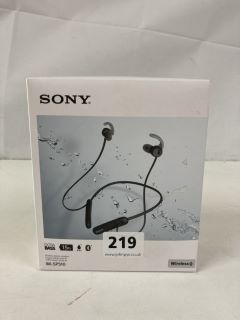 SONY EXTRA BASS WIRELESS STEREO HEADPHONES MODEL: WI-SP510