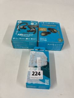 3 X JLAB WIRELESS EARBUDS INC. AIR SPORT