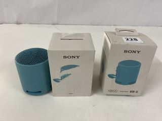 3 X SONY WIRELESS SPEAKERS MODEL: XB100