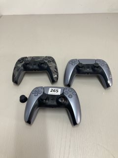 3 X SONY PLAYSTATION DUAL SENSE WIRELESS CONTROLLER