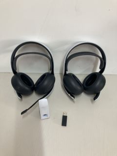 2 X PLAYSTATION PULSE ELITE WIRELESS GAMING HEADSET