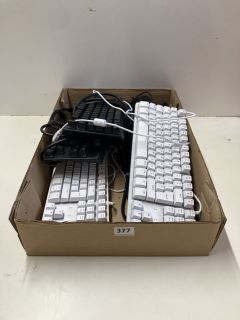 BOX OF ASSORTED KEYBOARDS