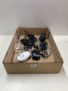 BOX OF ASSORTED MICE INC STEELSERIES AEROX 5