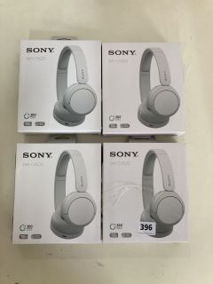 4 X SONY HEADPHONES WH-CH520