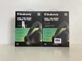 2 X SKULLCANDY CRUSHER EVO HEADPHONES