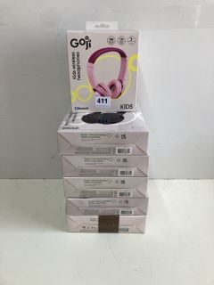 6 X GOJI HEADPHONES INC KIDS WIRELESS