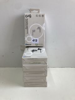 6 X GOJI HEADPHONES INC TRUE WIRELESS