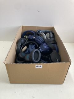 BOX OF ASSORTED GOJI HEADPHONES