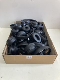 BOX OF ASSORTED JBL HEADPHONES