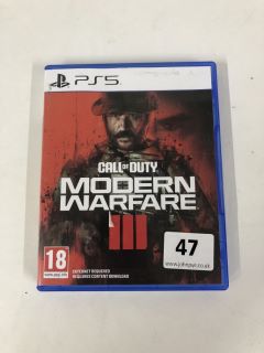 PLAYSTATION 5 CALL OF DUTY MODERN WARFARE III CONSOLE GAME (18+ ID REQUIRED)