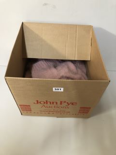 BOX OF KNITTED HOODS ONE SIZE