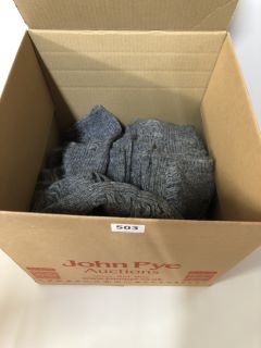 BOX OF KNITTED LEG WARMERS