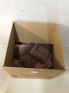 BOX OF KNITTED LEG WARMERS