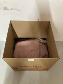 BOX OF KNITTED HOODS ONE SIZE