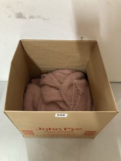 BOX OF KNITTED HOODS ONE SIZE