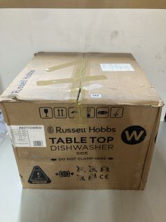 RUSSELL HOBBS TABLE TOP DISHWASHER MODEL: RHTTDW6W