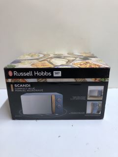 RUSSELL HOBBS SCANDI COMPACT MICROWAVE MODEL: RHMM713BL