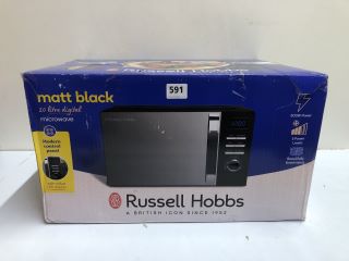 RUSSELL HOBBS MATT BLACK MICROWAVE MODEL: RHMD830MB