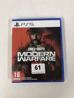 PLAYSTATION 5 CALL OF DUTY MODERN WARFARE III CONSOLE GAME (18+ ID REQUIRED)