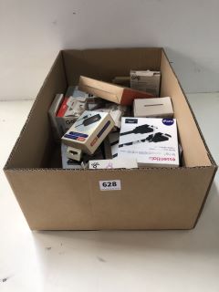 BOX OF ASSORTED CABLES INC LOGIK