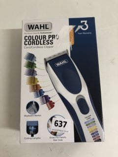 WAHL COLOUR PRO CORDLESS CLIPPERS