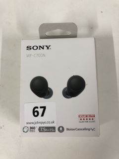 SONY NOISE CANCELLING WIRELESS EARBUDS MODEL: WF-C700N