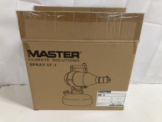 MASTER 240 VOLT 4.5LITRE FOGGER MISTER MODEL: SF3 - RRP.£230