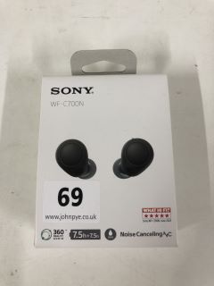 SONY NOISE CANCELLING WIRELESS EARBUDS MODEL: WF-C700N