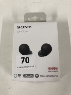 SONY NOISE CANCELLING WIRELESS EARBUDS MODEL: WF-C700N