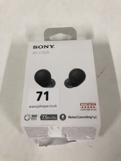 SONY NOISE CANCELLING WIRELESS EARBUDS MODEL: WF-C700N