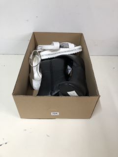 BOX OF ASSORTED SHOES