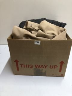 BOX OF ASSORTED CLOTHES