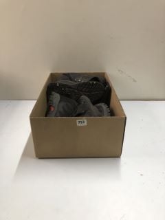 BOX OF ASSORTED BOOTS