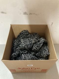 BOX OF CARDIGANS (BLACK & WHITE TWIST) - ASSORTED SIZES