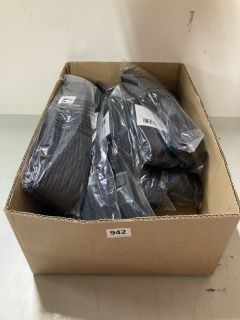 BOX OF KNEE SOCKS (BLACK) - XXL