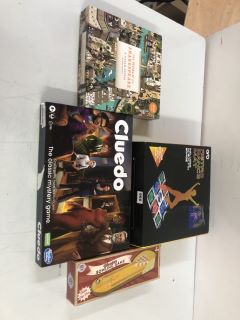 4 X ASSORTED ITEMS INC CLUEDO BOARD GAME