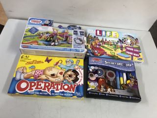 4 X ASSORTED ITEMS INC OPERATION GAME