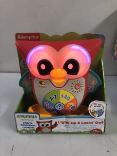 4 X ASSORTED ITEMS INC LINKIMALS TECHNOOLOGY LIGHT-UP & LEARN OWL