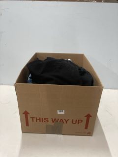 BOX OF PREMIUM CLOTHING VARIOUS SIZES & DESIGNS