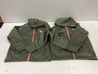 2 X CHAMPION KIDS JACKET UK SIZE: M(9/10)