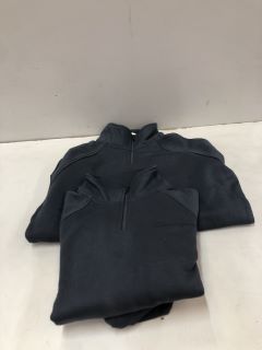 2 X CHAMPION MEN'S ITEMS INC QUARTER ZIP FLEECE UK SIZE: M