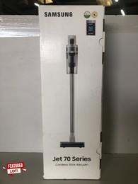 SAMSUNG JET 70 SERIES CORDLESS STICK VACUUM MODEL: VS15T7032R1 RRP: £299.00