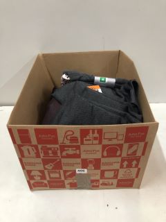 BOX OF ASSORTED CLOTHES INC KIRKLAND QUARTER ZIP FLEECE