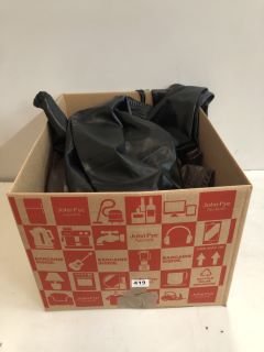 BOX OF HILARY RADLEY LEATHER TROUSERS