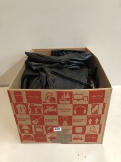 BOX OF HILARY RADLEY LEATHER TROUSERS