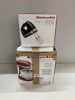 2 X KITCHEN AID ITEMS INC HANDHELD BLENDER