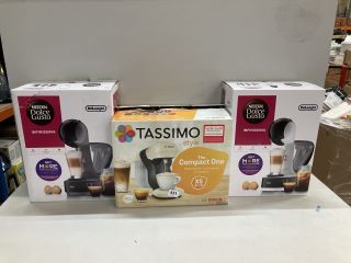 3 X COFFEE MACHINES INC DELONGHI NESCAFE DOLCE GUSTO INFINISSIMA