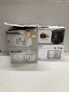 4 X TOASTERS INC BREVILLE OBLIQ COLLECTION TOASTER