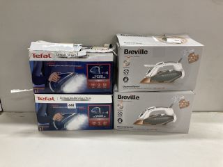 4 X IRONS INC BREVILLE DIAMONDXPRESS CERAMIC STEAM IRON